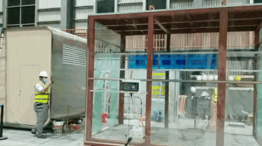 中建科技成功研发装配式消毒测温通道